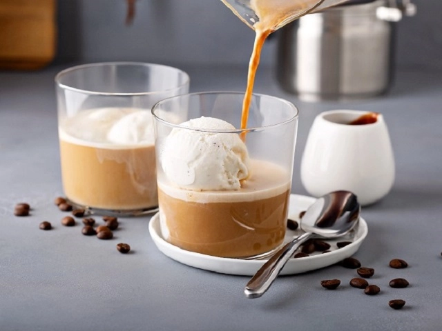 طرز تهیه آفوگاتو بدون دستگاه اسپرسوساز